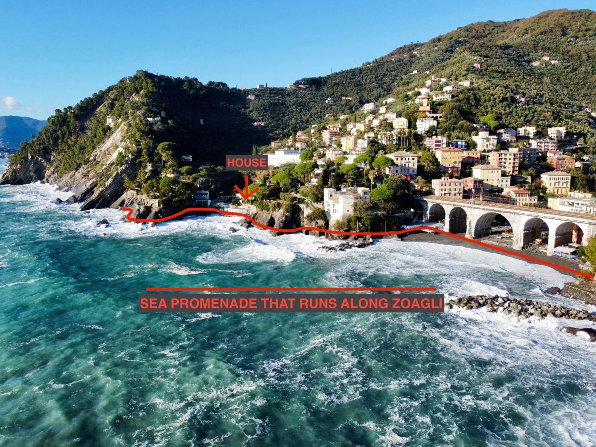 Apartamento Un Passo Dal Mare Zoagli Exterior foto